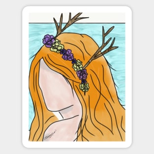Forest Goddess Sticker